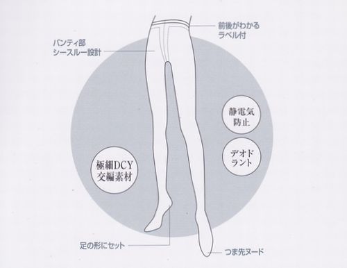 画像: gunze sabrina clear fit